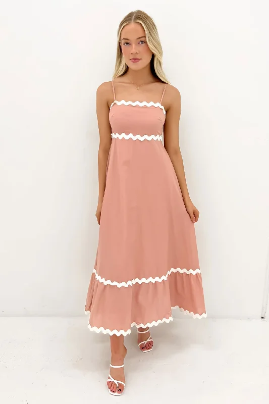 Stylish Jackets Norah Maxi Dress Blush