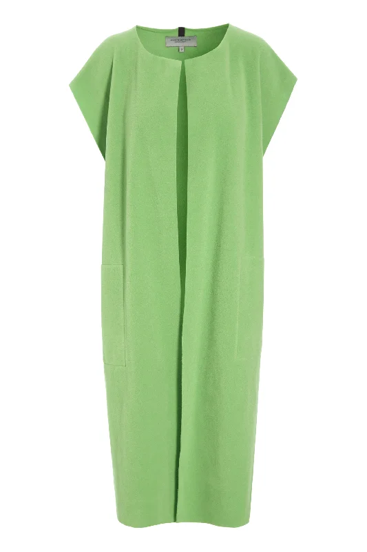 Cozy Shirts LONG VEST - 7169 - JUICY GREEN