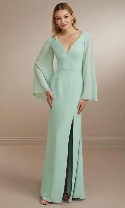 Easy Comfort Style Christina Wu Celebration 22164 - Flowy Bell Sleeve Evening Gown