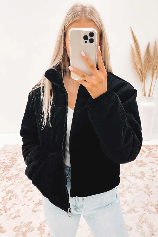 Cozy Outerwear Kya Puffer Jacket Black