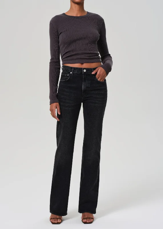 Cozy Shirts Vidia Mid Rise Boot in Stormy