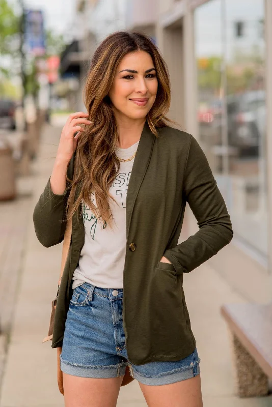 Cozy Footwear Everyday Cotton Blazer