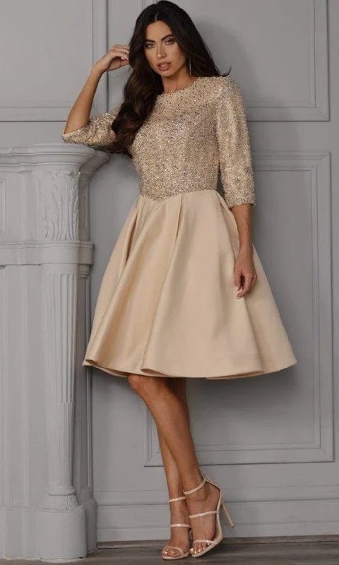 Breathable Style Terani Couture 2027H3388 - Jewel Neck Formal Dress