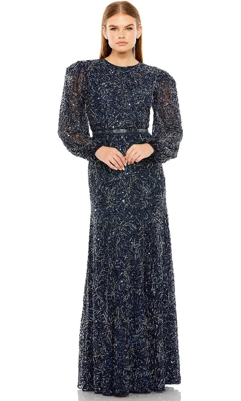 Soft Knitwear Mac Duggal 93902 - Long Beaded Evening Gown