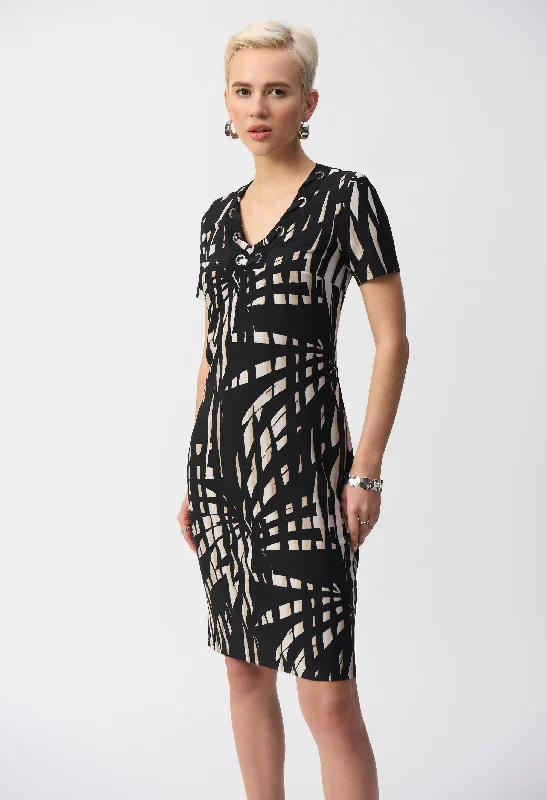 Simple Style Knee-length Sheath Dress
