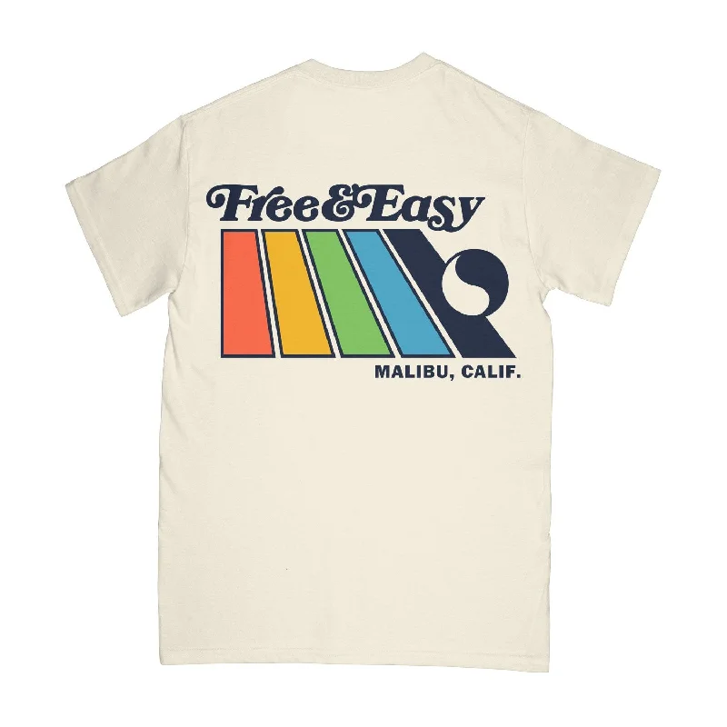 Warm Layers Free and Easy Natural Rainbow Malibu Vanilla T-Shirt