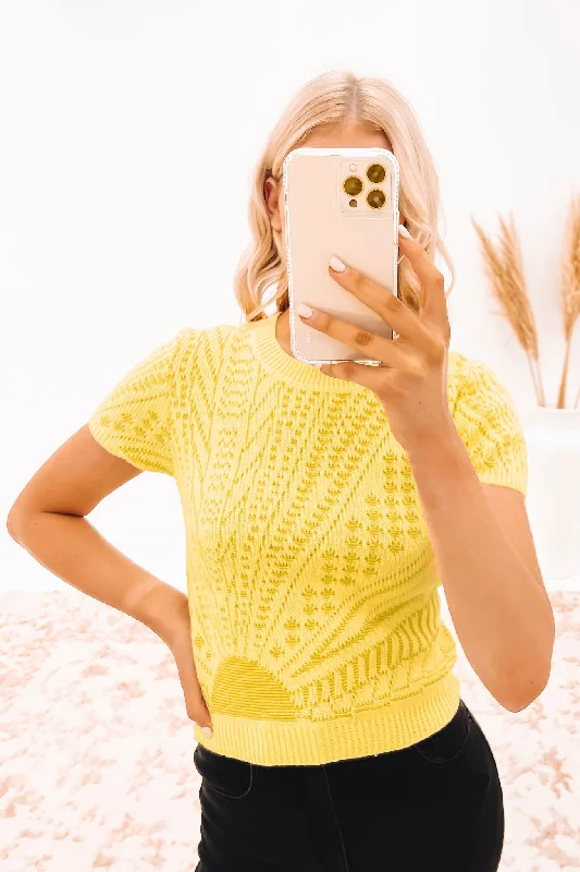 Casual Chic Outfits Sunset Sweater Acid Green