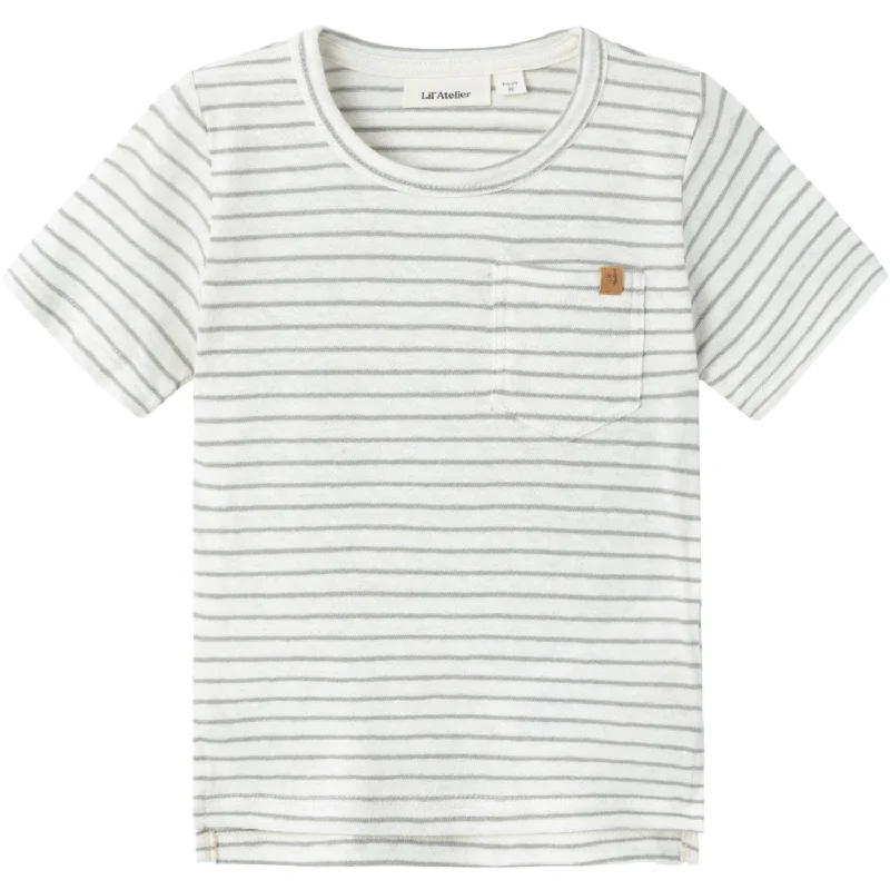 Stylish Jackets Lil'Atelier Limestone Coconut Milk Hektor T-Shirt