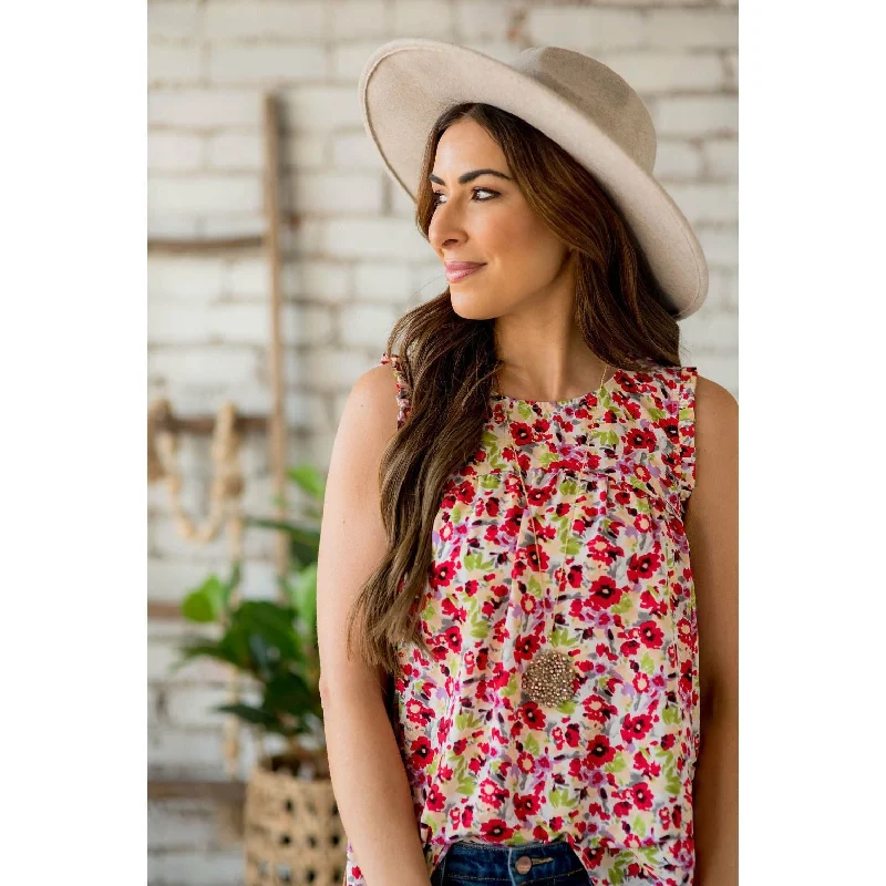Sporty Wear Bright Blossom Tank