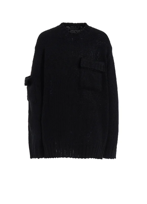 Cozy Layers BULKY WOOL BIG POCKET PULLOVER