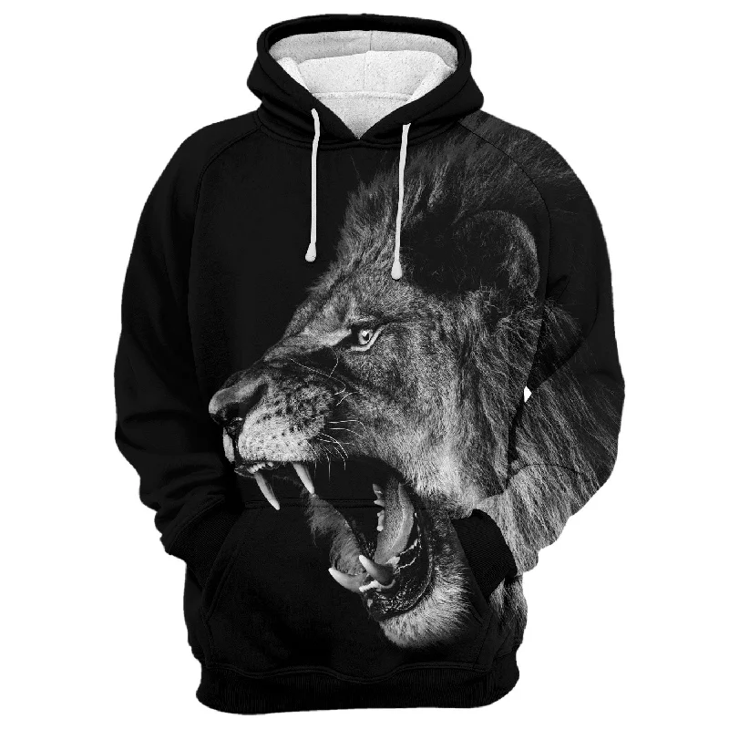 Comfortable Fashion Angry Lion Hoodie