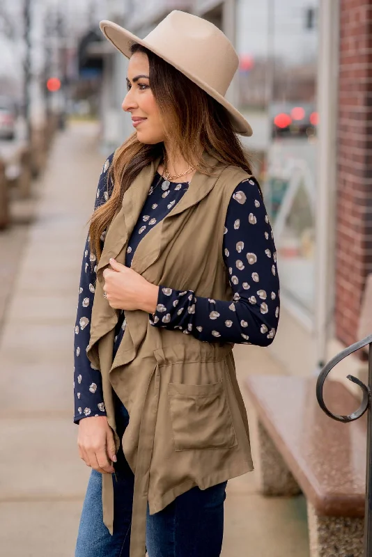 Smart Comfort Wear Tie Waist Vest