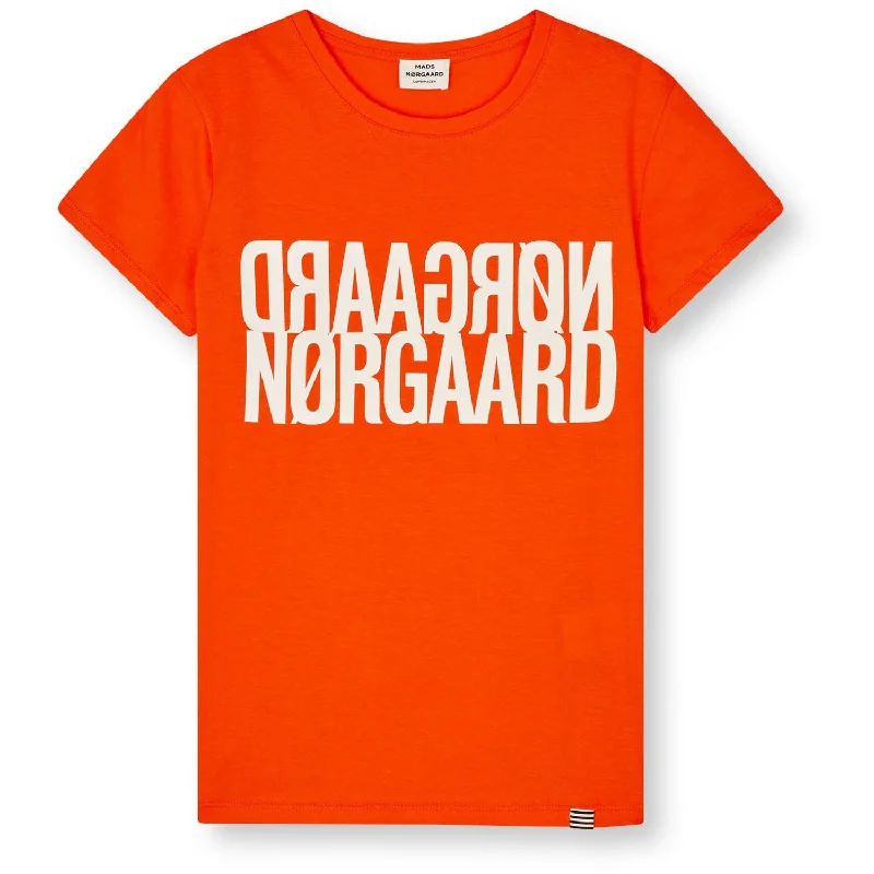 Smart Comfort Wear Mads Nørgaar Cherry Tomato Single Organic Tuvina T-Shirt