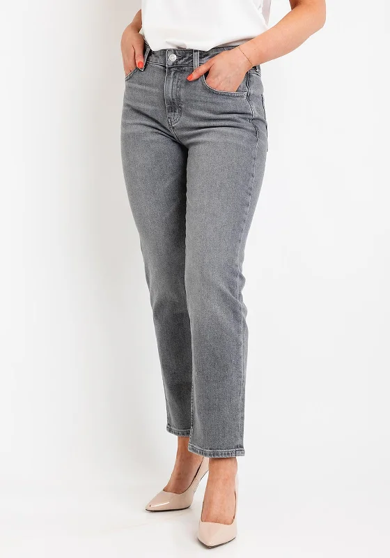 Cozy Layers Tommy Hilfiger Womens Straight Leg Jeans, Grey