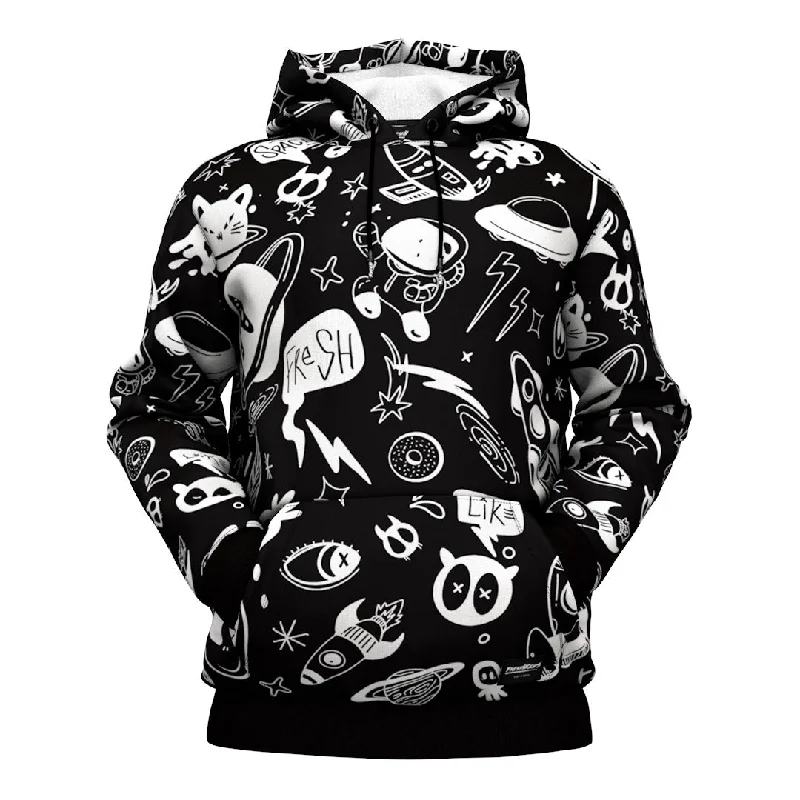 Light Comfort Space Doodles Hoodie