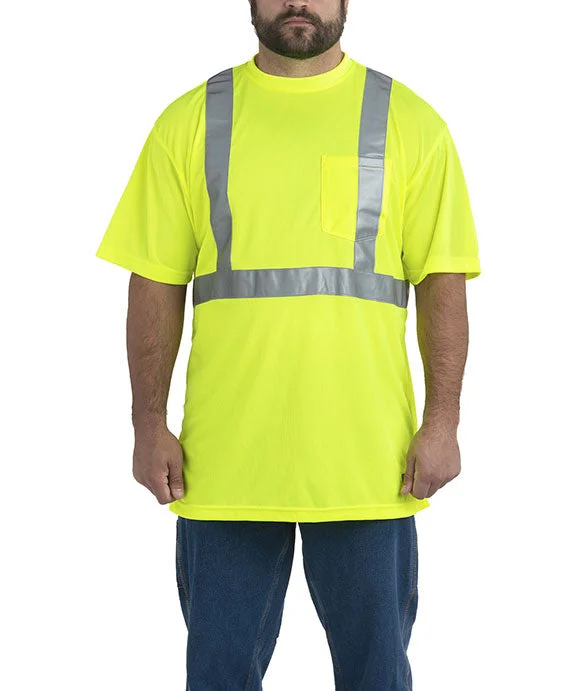 Urban Comfort HVK012 - Berne Mens Hi-Vis Class 2 Performance Pocket T-Shirt
