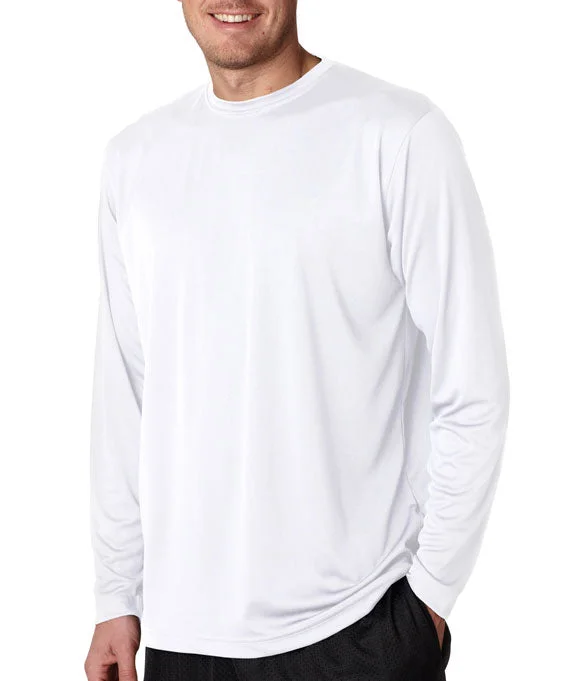 Simple Style 8422 UltraClub Adult Cool & Dry Sport Long-Sleeve Performance Interlock T-Shirt