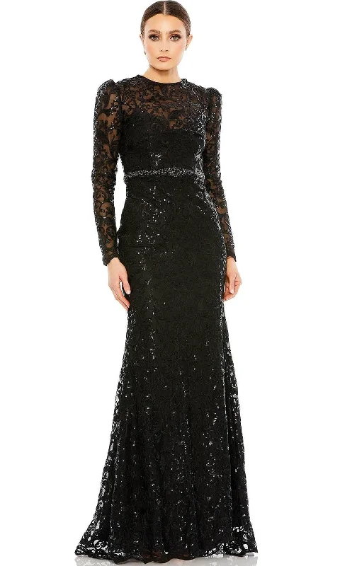 Smart Comfort Wear Mac Duggal 68011 - Sequin Sheath Mother of the Bride Dress