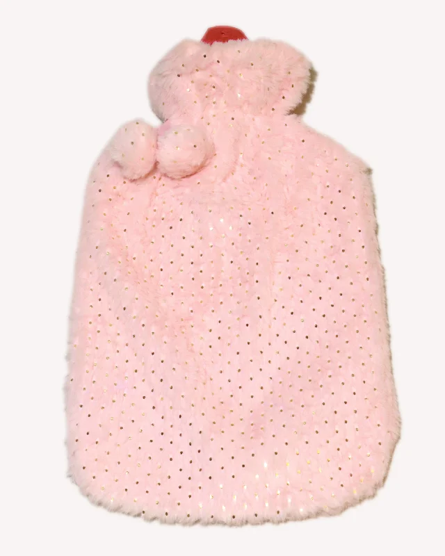 Easy Style Beige   Blue 2L Hot Water Bag With Kintted Cover