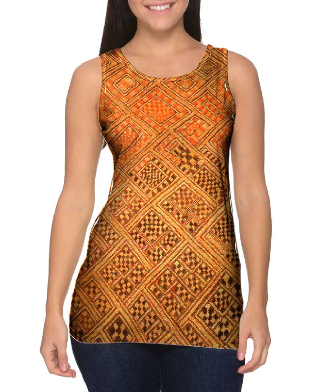 Casual Chic Outfits African Tribal Kuba Cloth Marriage Quilt