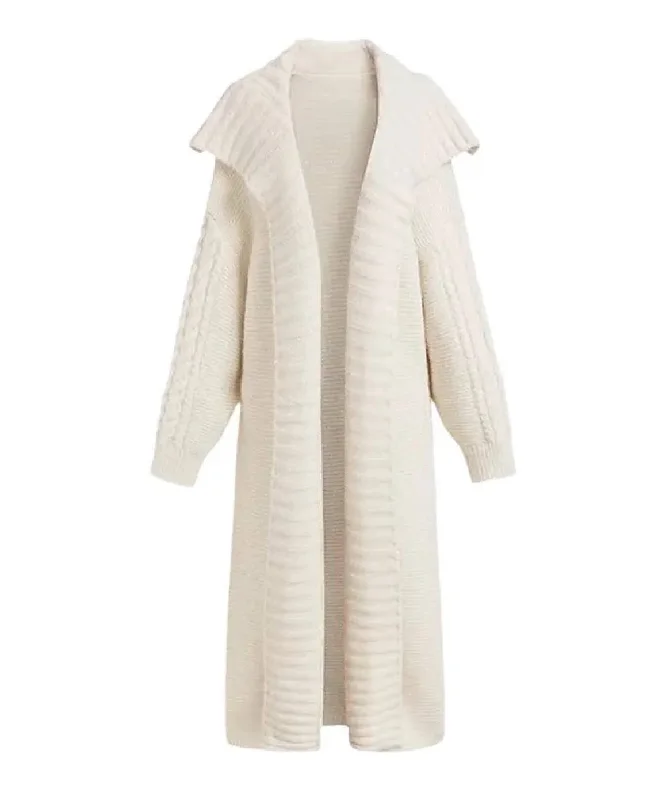 Versatile Outfits Oversized Mid Length Knitted Cardigan