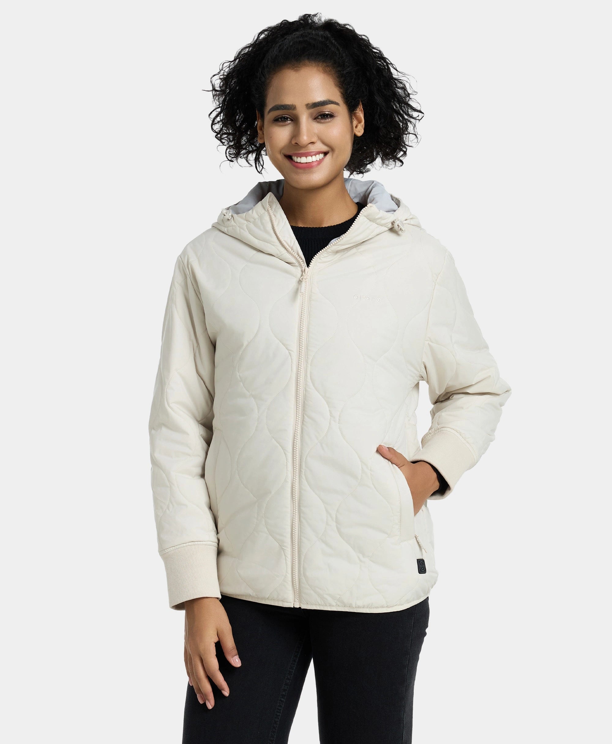 Comfortable Looks Stargazer Women's Heated Quilted Hoodie Jacket