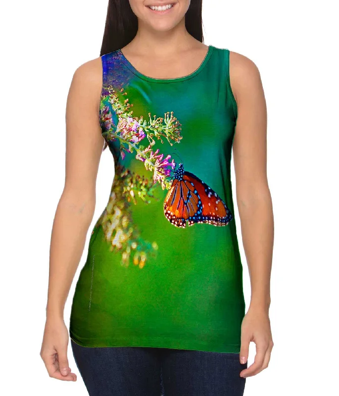 Comfortable Tops Airy Small Monarch Butterfly