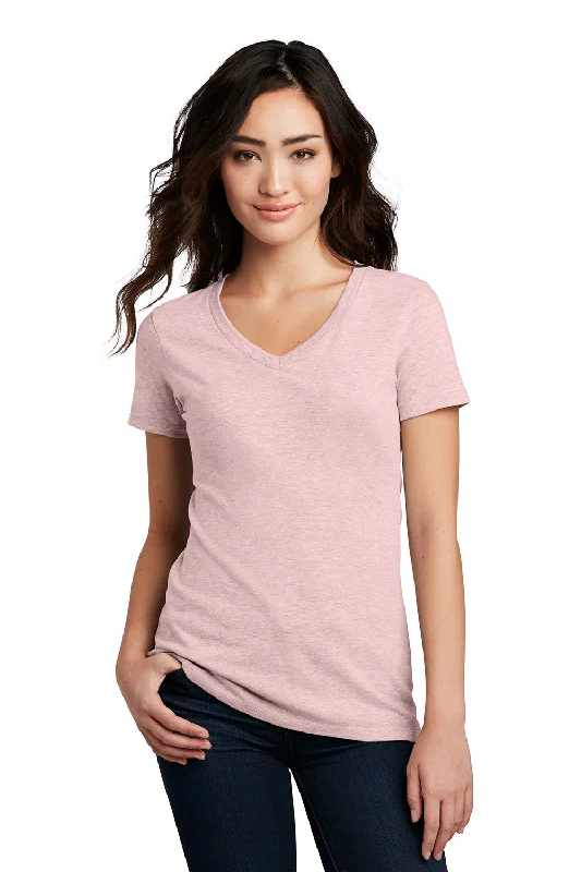 Everyday Outfits District Womens Perfect Blend Short Sleeve V-Neck T-Shirt - Heather Lavender Everyday Outfits District Womens Perfect Blend Short Sleeve V-Neck T-Shirt - Heather Lavender