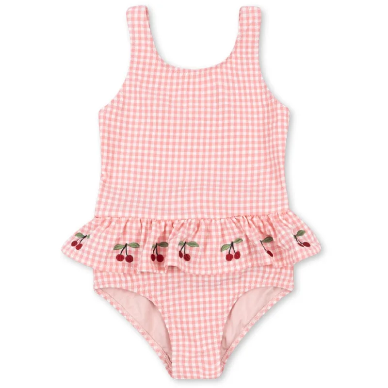 Breathable Comfort Konges Sløjd Geranium Pink Soline Swimsuit
