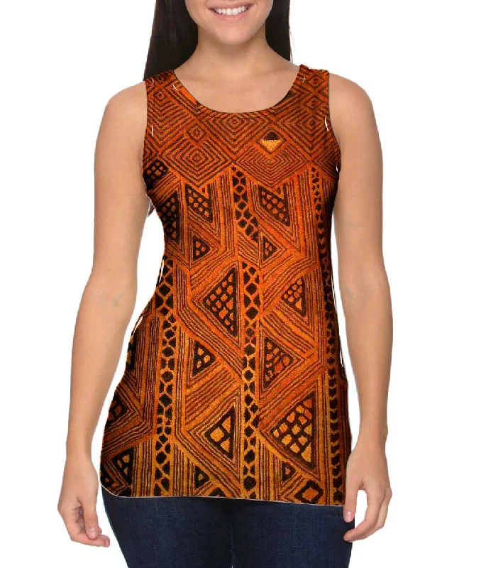 Cozy Pants African Tribal Kuba Cloth Triangles