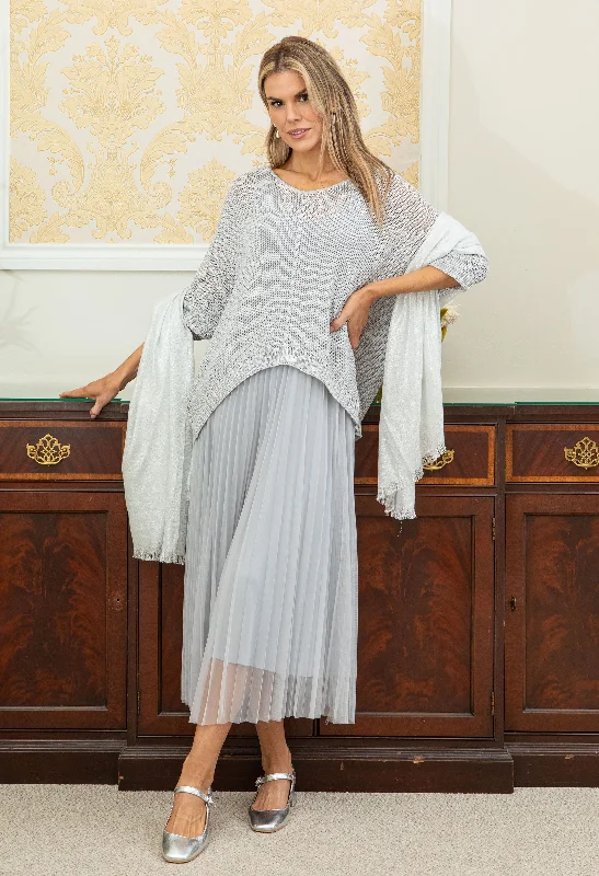 Soft Layers 2 Piece Plisse Dress