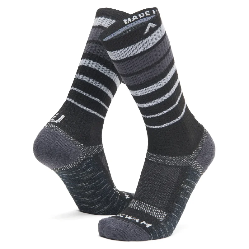 Soft Touch Ultra Cool Lite Stripe Ultra-Lightweight Crew Sock
