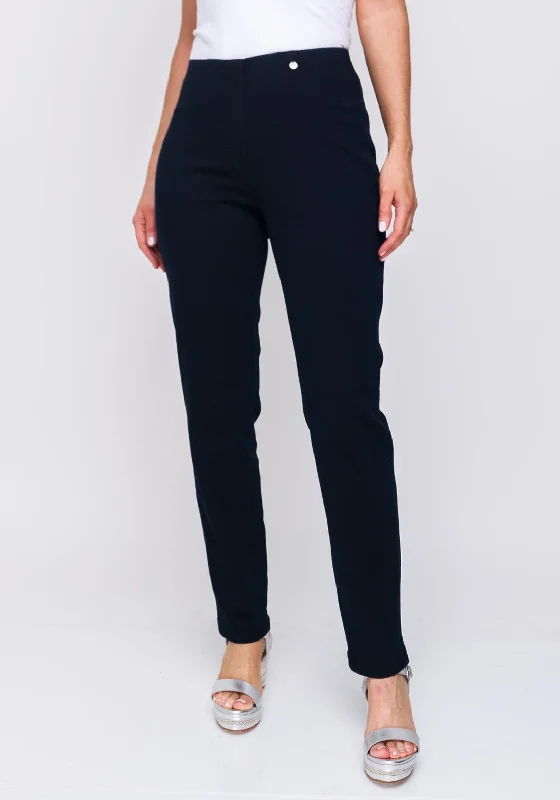 Stylish Wear Robell Bella Stretch Denim Jeans, Navy