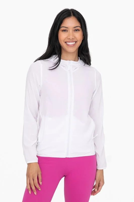 Easy Style Zip Up Nylon Running Jacket