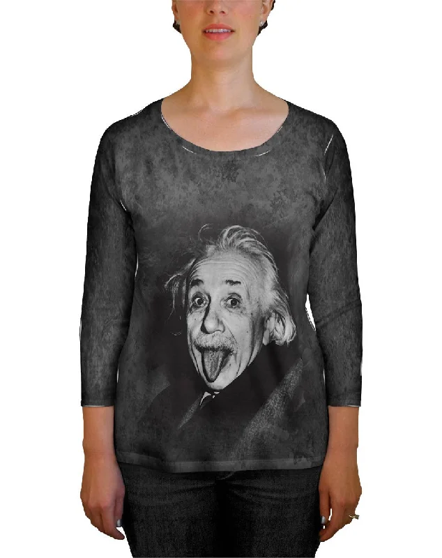 Effortless Looks Albert Einstein Sticks Out His Tongue