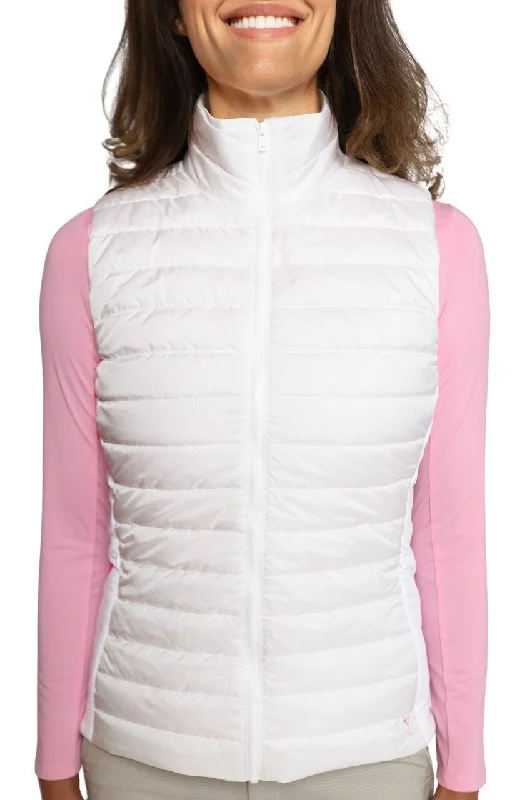 Relaxed Dresses White City Girl Vest