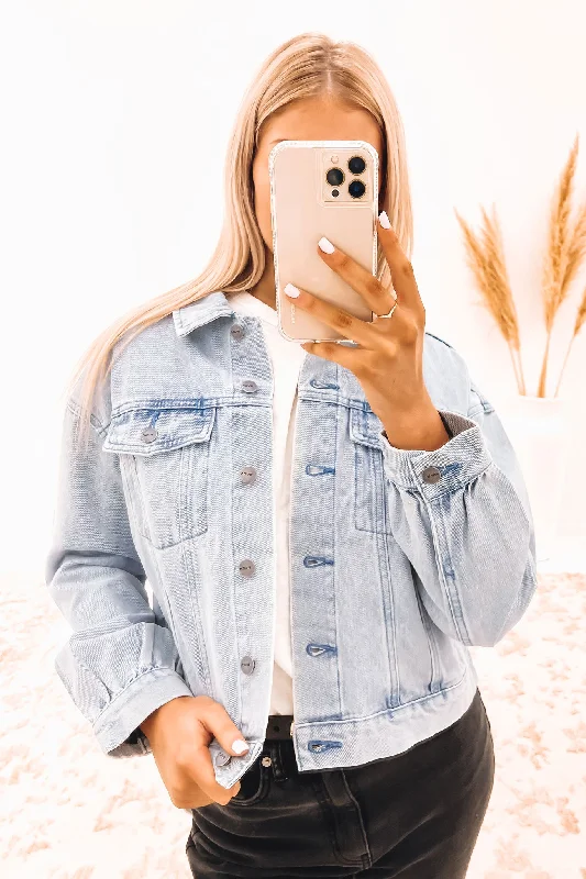 Cozy Fitting Tuesdays Jacket Light Vintage Wash