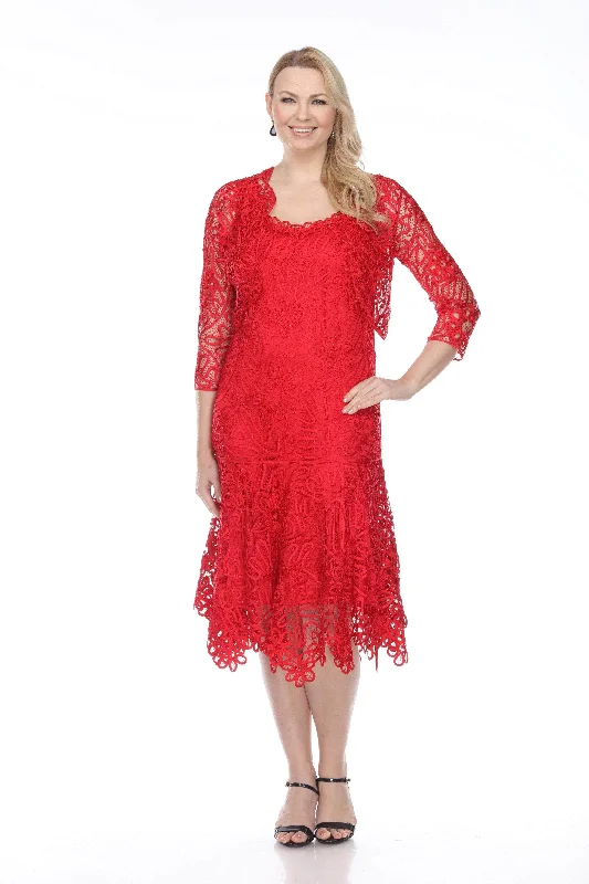 Layered Comfort Soulmates C9126 - Two Piece Flared Skirt Formal Dress
