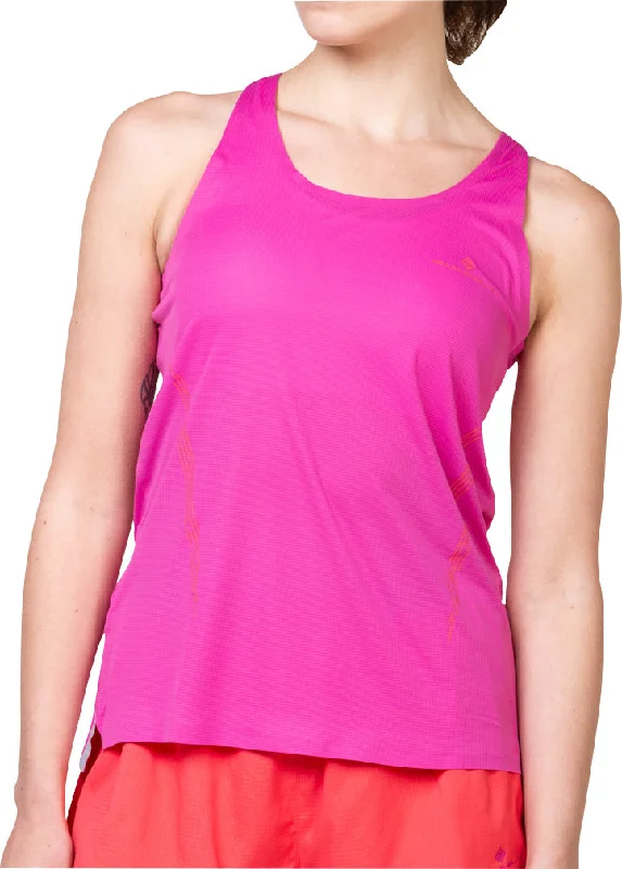 Relaxed Tops Ronhill Tech Race Womens Running Vest Tank Top - Pink
