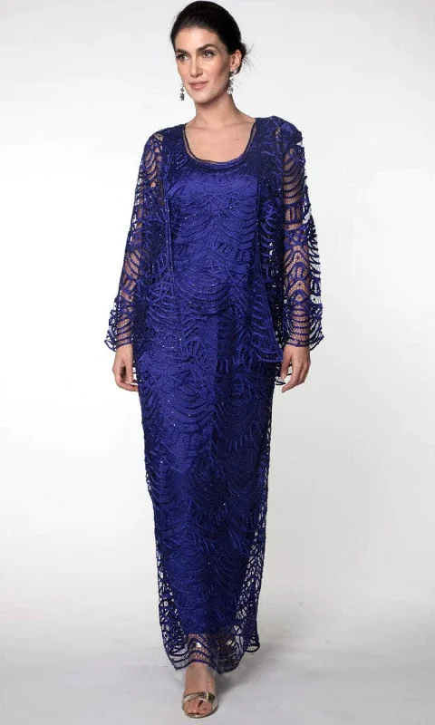 Urban Chic Soulmates C1060 - Three Piece Scallop Jacket Top Skirt Set