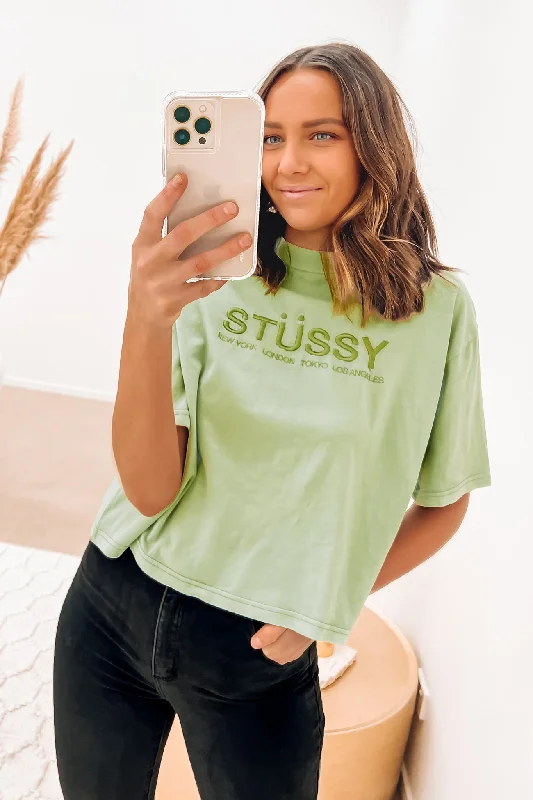 Elegant Fit Trail Boxy Tee Sage
