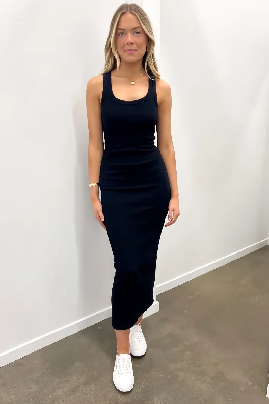 Relaxed Fashion Hazel Maxi Dress Black