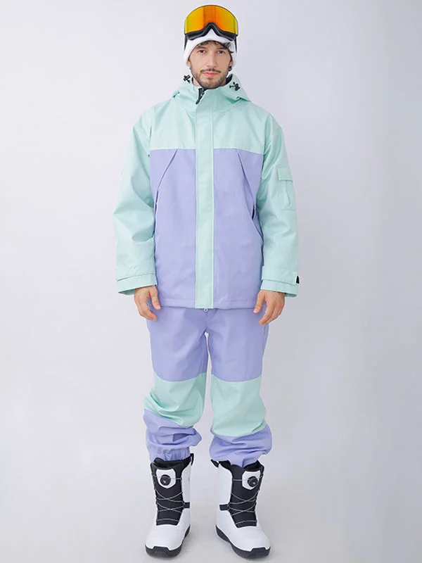 Purple / Mint Green