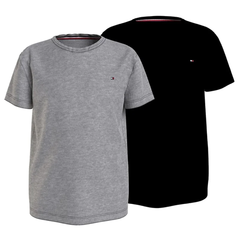 Effortless Elegance Tommy Hilfiger T-shirts 2-pak Medium Grey/Black