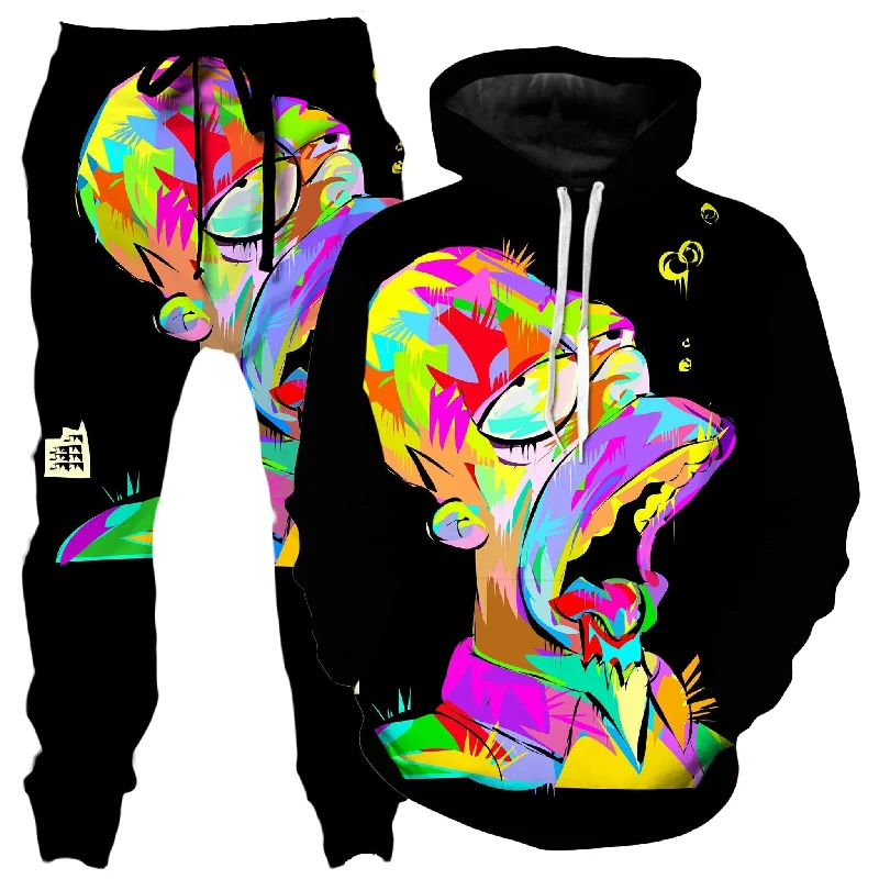 Comfortable Dresses Homie Hoodie and Joggers Combo