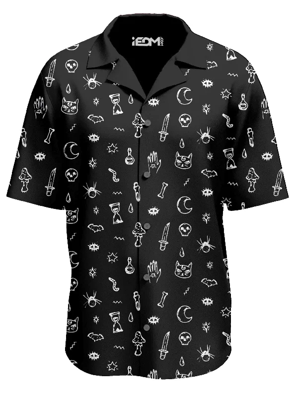 Weekend Comfort Black Pattern Lounge Shirt
