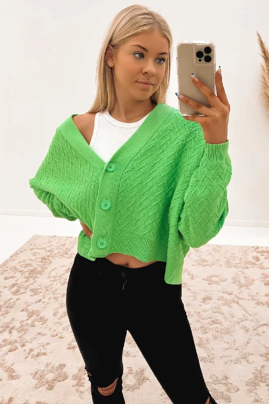 Casual Chic Wear Camila Cardigan Green