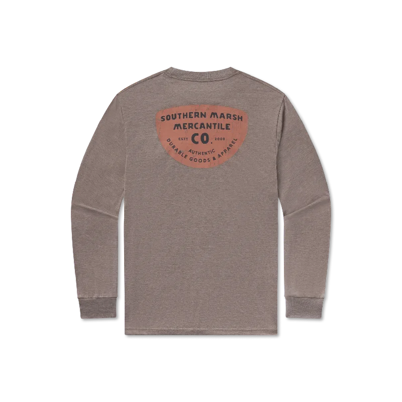Soft Fabrics Seawash™ Tee - Mercantile Badge - Long Sleeve
