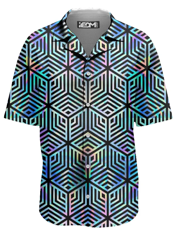 Soft Comfort Holographic Hexagon Lounge Shirt