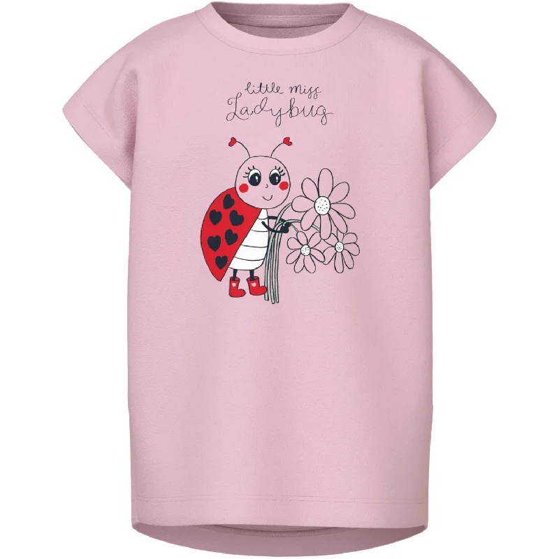 Comfortable Sweaters Name It Parfait Pink Ladybug Vigea Capsl T-Shirt